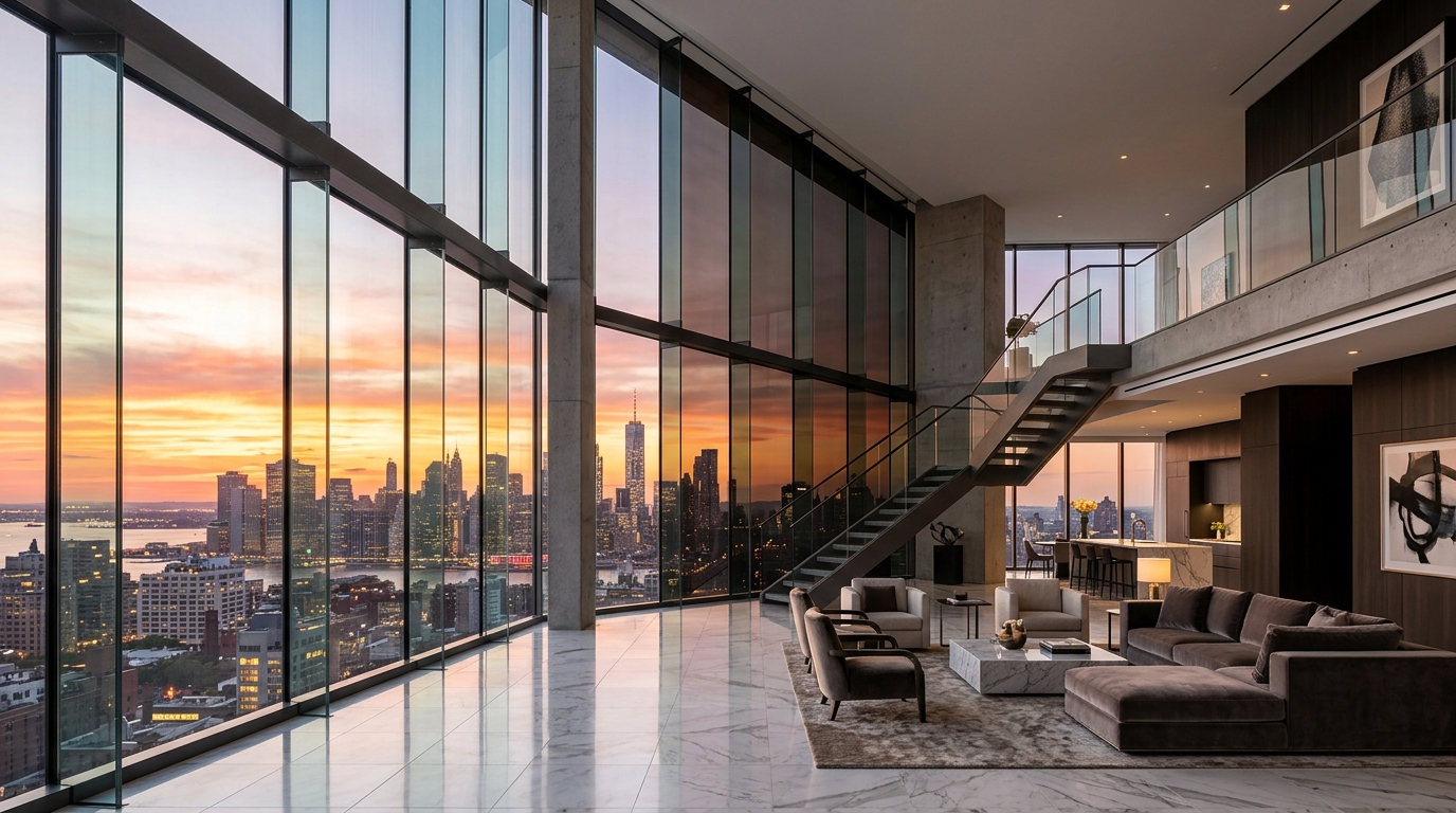 Smart Electrochromic & Photochromic Glazing: Solar Heat Rejection in Ultra-Luxury High-Rise Façades